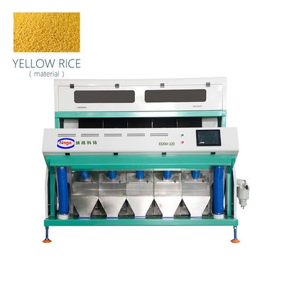 320 Kanallı 3.5TPH Optik Sarı Pirinç Renk Ayırıcı Makinesi